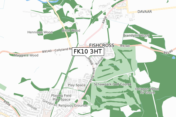 FK10 3HT map - small scale - OS Open Zoomstack (Ordnance Survey) FK10 3HT map - small scale - OS Open Zoomstack (Ordnance Survey)