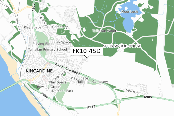FK10 4SD map - small scale - OS Open Zoomstack (Ordnance Survey) FK10 4SD map - small scale - OS Open Zoomstack (Ordnance Survey)