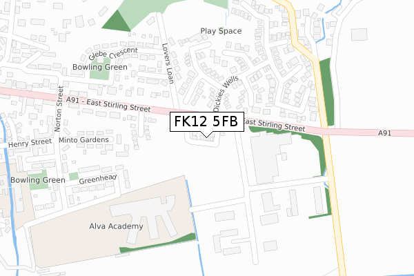 FK12 5FB map - large scale - OS Open Zoomstack (Ordnance Survey) FK12 5FB map - large scale - OS Open Zoomstack (Ordnance Survey)