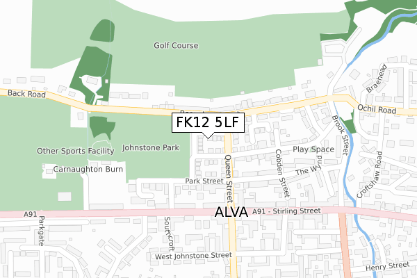 FK12 5LF map - large scale - OS Open Zoomstack (Ordnance Survey) FK12 5LF map - large scale - OS Open Zoomstack (Ordnance Survey)
