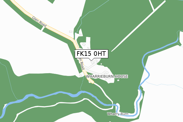 FK15 0HT map - large scale - OS Open Zoomstack (Ordnance Survey) FK15 0HT map - large scale - OS Open Zoomstack (Ordnance Survey)