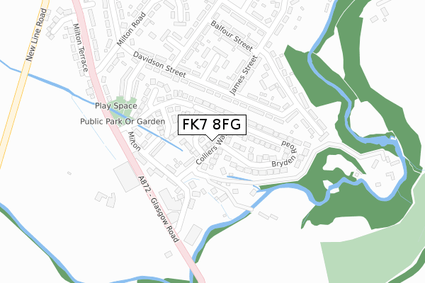 FK7 8FG map - large scale - OS Open Zoomstack (Ordnance Survey) FK7 8FG map - large scale - OS Open Zoomstack (Ordnance Survey)