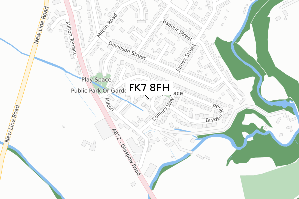 FK7 8FH map - large scale - OS Open Zoomstack (Ordnance Survey) FK7 8FH map - large scale - OS Open Zoomstack (Ordnance Survey)