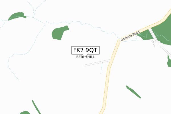 FK7 9QT map - large scale - OS Open Zoomstack (Ordnance Survey) FK7 9QT map - large scale - OS Open Zoomstack (Ordnance Survey)