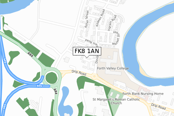 FK8 1AN map - large scale - OS Open Zoomstack (Ordnance Survey) FK8 1AN map - large scale - OS Open Zoomstack (Ordnance Survey)