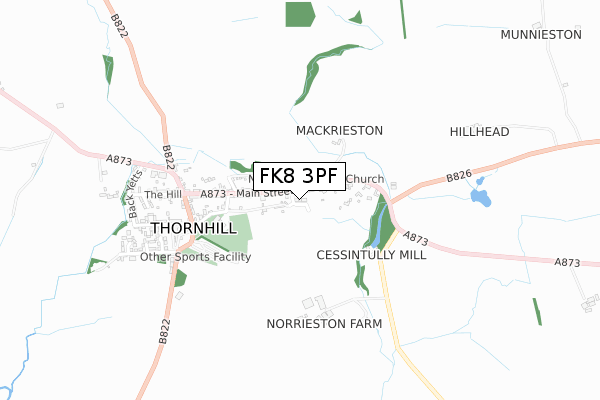 FK8 3PF map - small scale - OS Open Zoomstack (Ordnance Survey) FK8 3PF map - small scale - OS Open Zoomstack (Ordnance Survey)