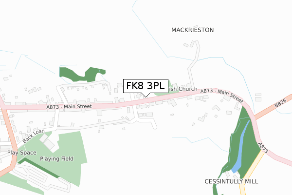 FK8 3PL map - large scale - OS Open Zoomstack (Ordnance Survey) FK8 3PL map - large scale - OS Open Zoomstack (Ordnance Survey)