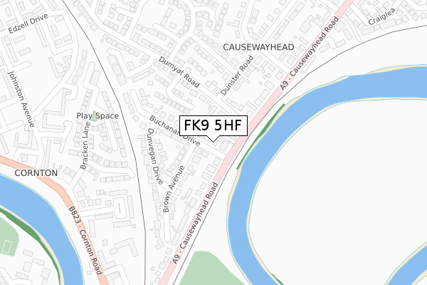FK9 5HF map - large scale - OS Open Zoomstack (Ordnance Survey) FK9 5HF map - large scale - OS Open Zoomstack (Ordnance Survey)