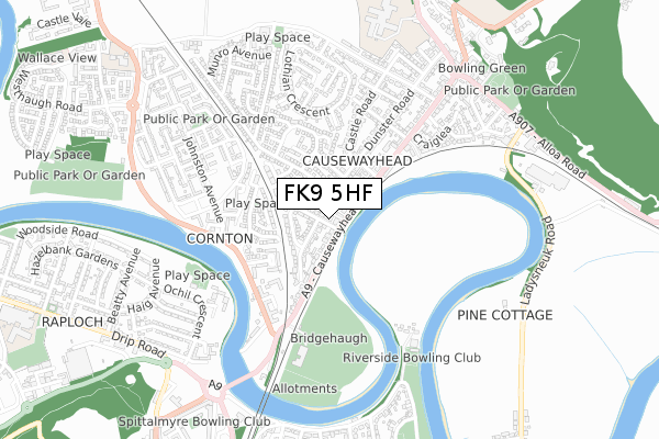 FK9 5HF map - small scale - OS Open Zoomstack (Ordnance Survey) FK9 5HF map - small scale - OS Open Zoomstack (Ordnance Survey)