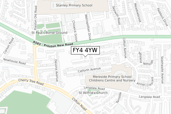 FY4 4YW map - large scale - OS Open Zoomstack (Ordnance Survey) FY4 4YW map - large scale - OS Open Zoomstack (Ordnance Survey)