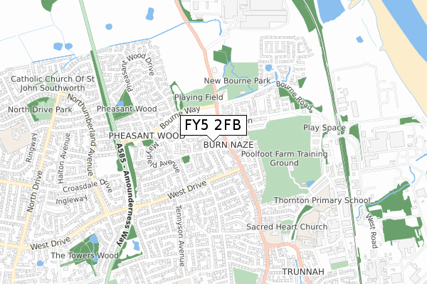 FY5 2FB map - small scale - OS Open Zoomstack (Ordnance Survey) FY5 2FB map - small scale - OS Open Zoomstack (Ordnance Survey)