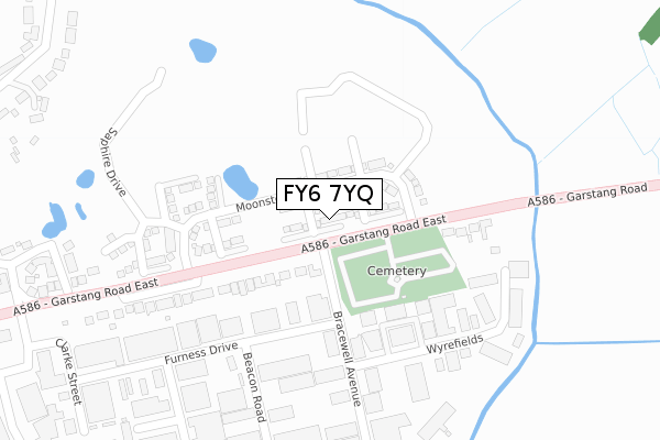FY6 7YQ map - large scale - OS Open Zoomstack (Ordnance Survey) FY6 7YQ map - large scale - OS Open Zoomstack (Ordnance Survey)