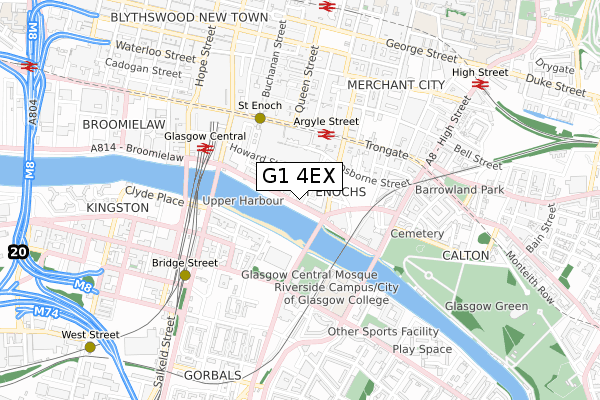 G1 4EX map - small scale - OS Open Zoomstack (Ordnance Survey) G1 4EX map - small scale - OS Open Zoomstack (Ordnance Survey)