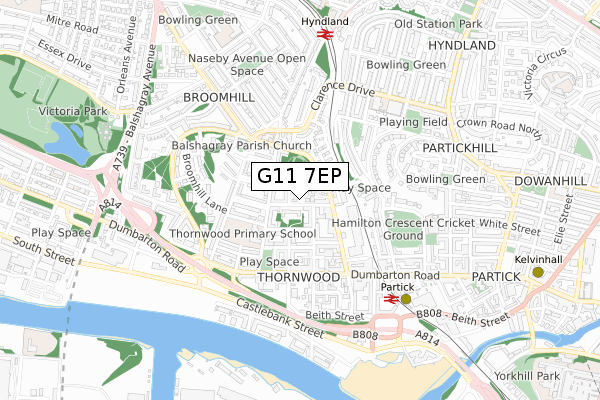 G11 7EP map - small scale - OS Open Zoomstack (Ordnance Survey) G11 7EP map - small scale - OS Open Zoomstack (Ordnance Survey)