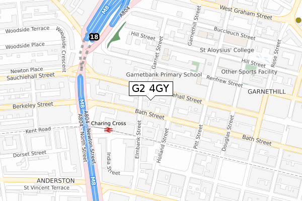 G2 4GY map - large scale - OS Open Zoomstack (Ordnance Survey) G2 4GY map - large scale - OS Open Zoomstack (Ordnance Survey)