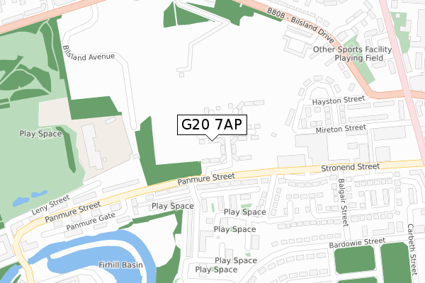 G20 7AP map - large scale - OS Open Zoomstack (Ordnance Survey) G20 7AP map - large scale - OS Open Zoomstack (Ordnance Survey)