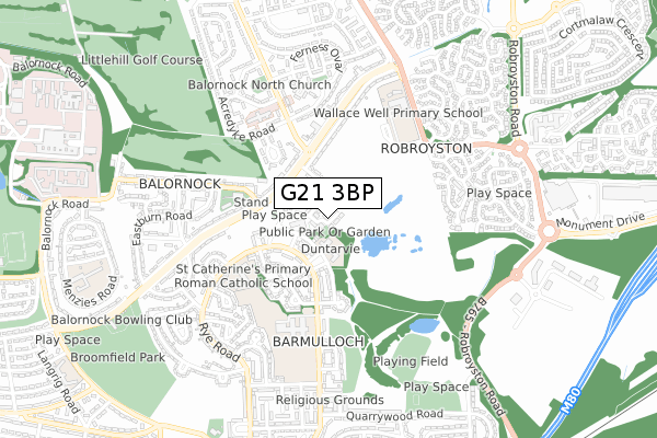 G21 3BP map - small scale - OS Open Zoomstack (Ordnance Survey) G21 3BP map - small scale - OS Open Zoomstack (Ordnance Survey)
