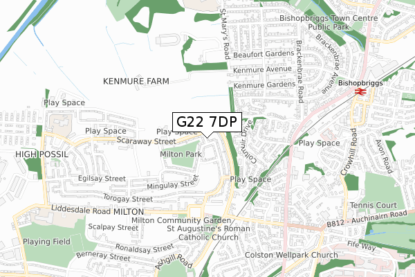 G22 7DP map - small scale - OS Open Zoomstack (Ordnance Survey) G22 7DP map - small scale - OS Open Zoomstack (Ordnance Survey)