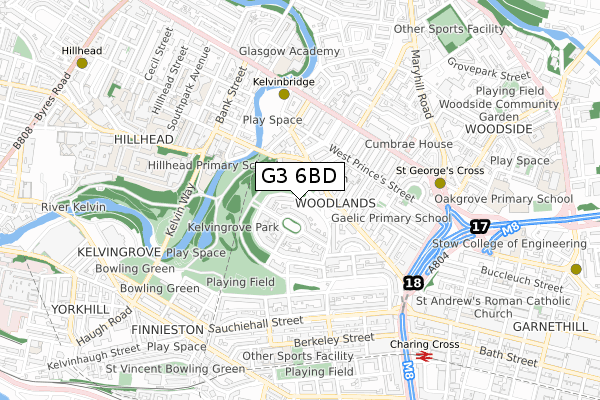 G3 6BD map - small scale - OS Open Zoomstack (Ordnance Survey) G3 6BD map - small scale - OS Open Zoomstack (Ordnance Survey)