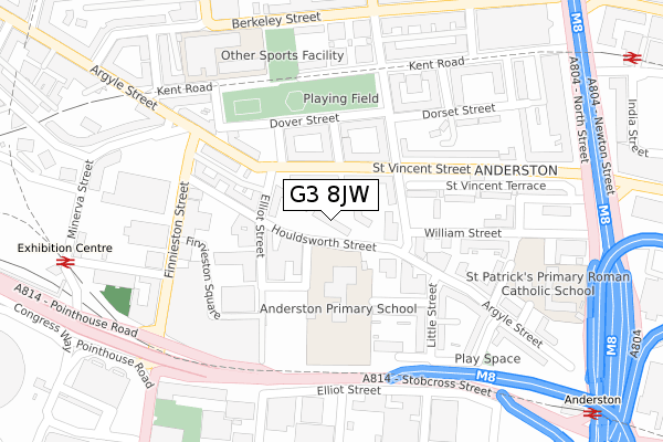 G3 8JW map - large scale - OS Open Zoomstack (Ordnance Survey) G3 8JW map - large scale - OS Open Zoomstack (Ordnance Survey)