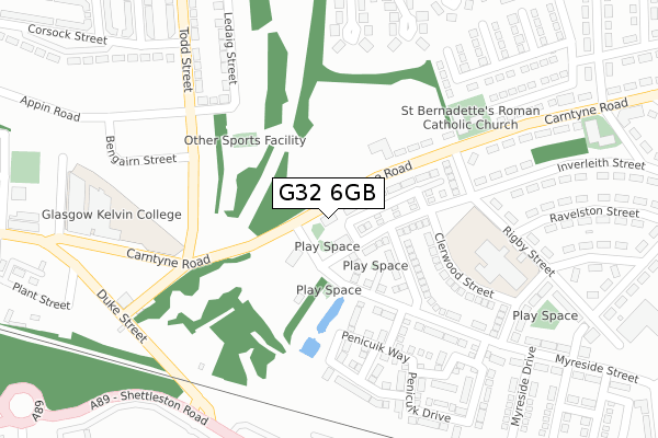 G32 6GB map - large scale - OS Open Zoomstack (Ordnance Survey)