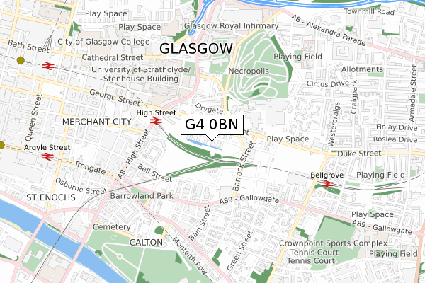 G4 0BN map - small scale - OS Open Zoomstack (Ordnance Survey) G4 0BN map - small scale - OS Open Zoomstack (Ordnance Survey)
