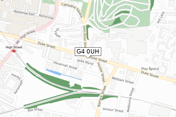 G4 0UH map - large scale - OS Open Zoomstack (Ordnance Survey) G4 0UH map - large scale - OS Open Zoomstack (Ordnance Survey)