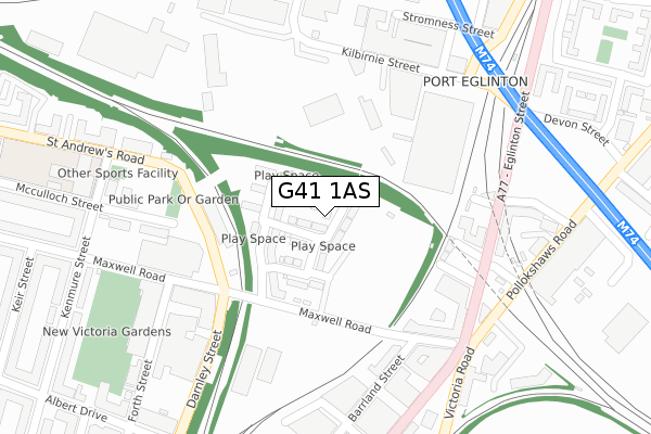 G41 1AS map - large scale - OS Open Zoomstack (Ordnance Survey) G41 1AS map - large scale - OS Open Zoomstack (Ordnance Survey)