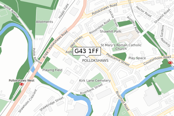 G43 1FF map - large scale - OS Open Zoomstack (Ordnance Survey) G43 1FF map - large scale - OS Open Zoomstack (Ordnance Survey)