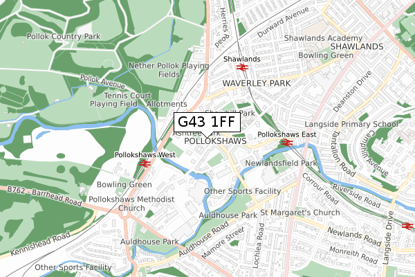 G43 1FF map - small scale - OS Open Zoomstack (Ordnance Survey) G43 1FF map - small scale - OS Open Zoomstack (Ordnance Survey)