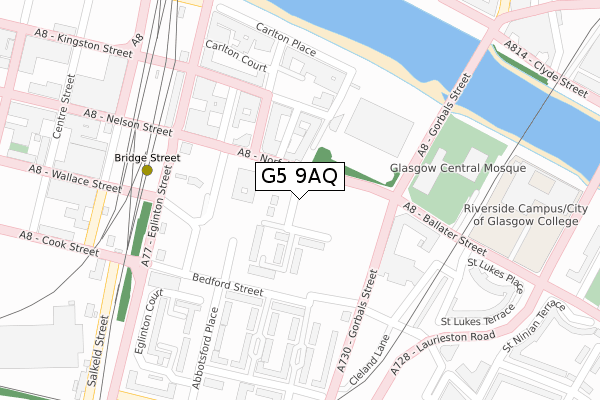 G5 9AQ map - large scale - OS Open Zoomstack (Ordnance Survey) G5 9AQ map - large scale - OS Open Zoomstack (Ordnance Survey)