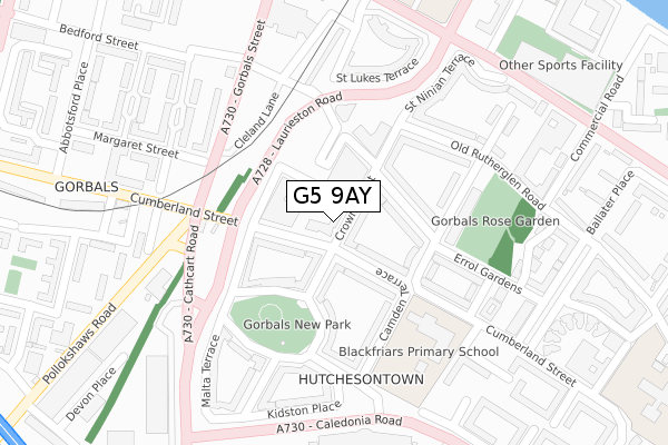 G5 9AY map - large scale - OS Open Zoomstack (Ordnance Survey) G5 9AY map - large scale - OS Open Zoomstack (Ordnance Survey)
