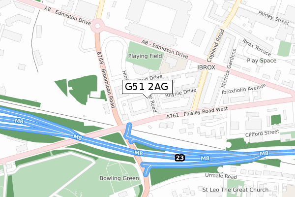 G51 2AG map - large scale - OS Open Zoomstack (Ordnance Survey) G51 2AG map - large scale - OS Open Zoomstack (Ordnance Survey)