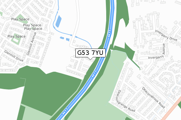 G53 7YU map - large scale - OS Open Zoomstack (Ordnance Survey) G53 7YU map - large scale - OS Open Zoomstack (Ordnance Survey)