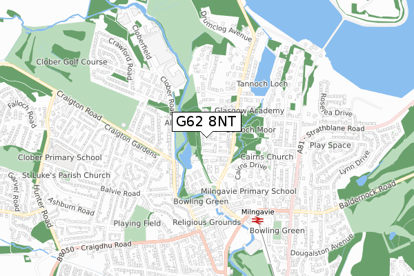 G62 8NT map - small scale - OS Open Zoomstack (Ordnance Survey) G62 8NT map - small scale - OS Open Zoomstack (Ordnance Survey)