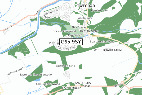 G65 9SY map - small scale - OS Open Zoomstack (Ordnance Survey) G65 9SY map - small scale - OS Open Zoomstack (Ordnance Survey)