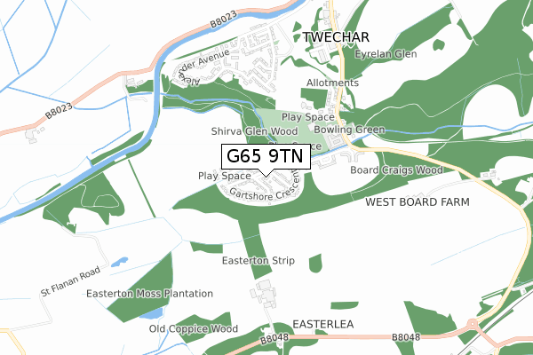 G65 9TN map - small scale - OS Open Zoomstack (Ordnance Survey) G65 9TN map - small scale - OS Open Zoomstack (Ordnance Survey)