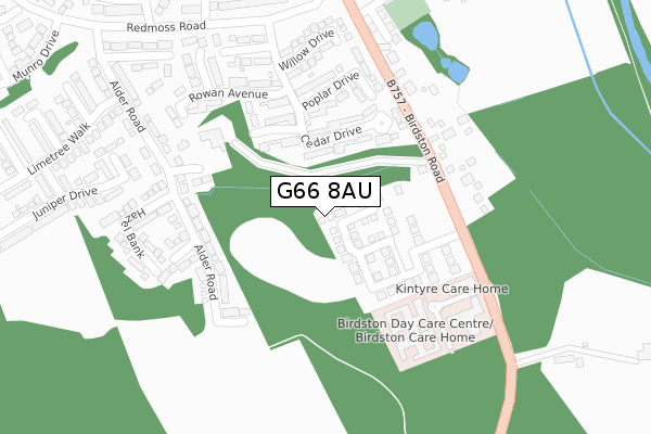 G66 8AU map - large scale - OS Open Zoomstack (Ordnance Survey) G66 8AU map - large scale - OS Open Zoomstack (Ordnance Survey)