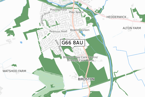 G66 8AU map - small scale - OS Open Zoomstack (Ordnance Survey) G66 8AU map - small scale - OS Open Zoomstack (Ordnance Survey)