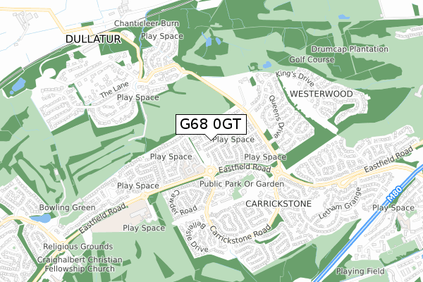 G68 0GT map - small scale - OS Open Zoomstack (Ordnance Survey) G68 0GT map - small scale - OS Open Zoomstack (Ordnance Survey)