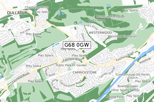G68 0GW map - small scale - OS Open Zoomstack (Ordnance Survey) G68 0GW map - small scale - OS Open Zoomstack (Ordnance Survey)