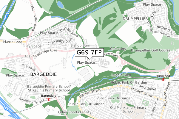 G69 7FP map - small scale - OS Open Zoomstack (Ordnance Survey) G69 7FP map - small scale - OS Open Zoomstack (Ordnance Survey)