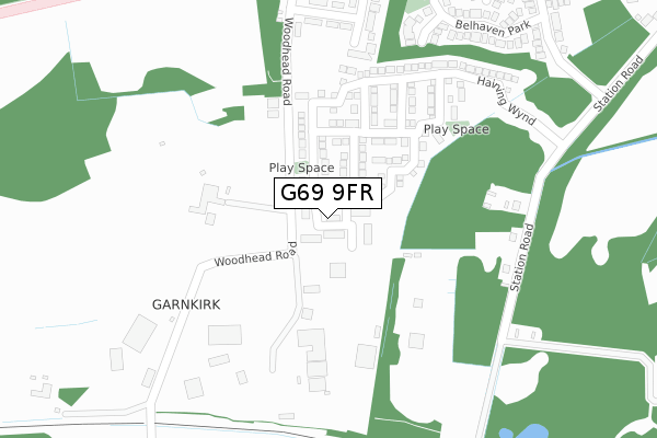 G69 9FR map - large scale - OS Open Zoomstack (Ordnance Survey) G69 9FR map - large scale - OS Open Zoomstack (Ordnance Survey)