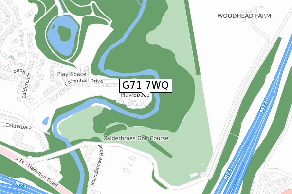 G71 7WQ map - large scale - OS Open Zoomstack (Ordnance Survey) G71 7WQ map - large scale - OS Open Zoomstack (Ordnance Survey)