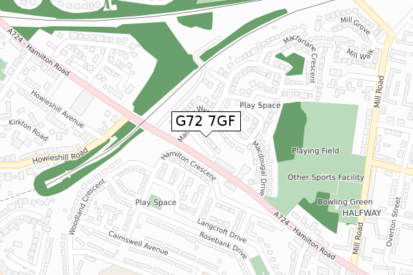 G72 7GF map - large scale - OS Open Zoomstack (Ordnance Survey) G72 7GF map - large scale - OS Open Zoomstack (Ordnance Survey)