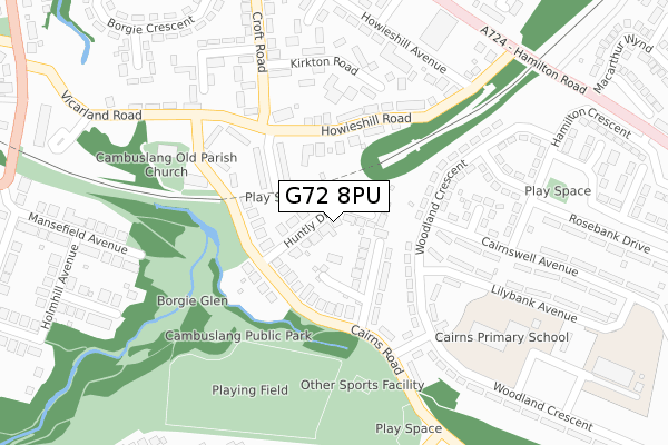 G72 8PU map - large scale - OS Open Zoomstack (Ordnance Survey) G72 8PU map - large scale - OS Open Zoomstack (Ordnance Survey)