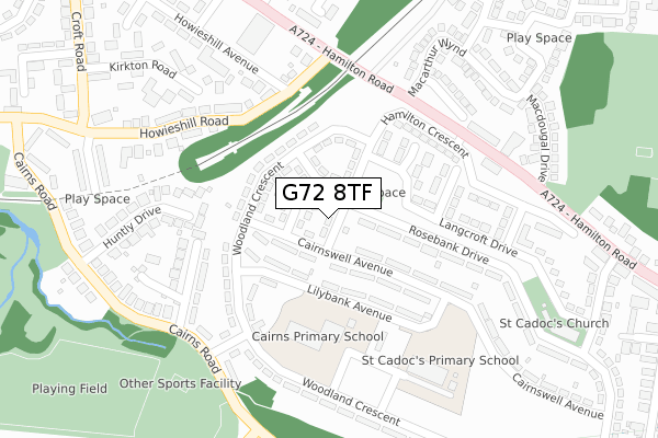 G72 8TF map - large scale - OS Open Zoomstack (Ordnance Survey) G72 8TF map - large scale - OS Open Zoomstack (Ordnance Survey)