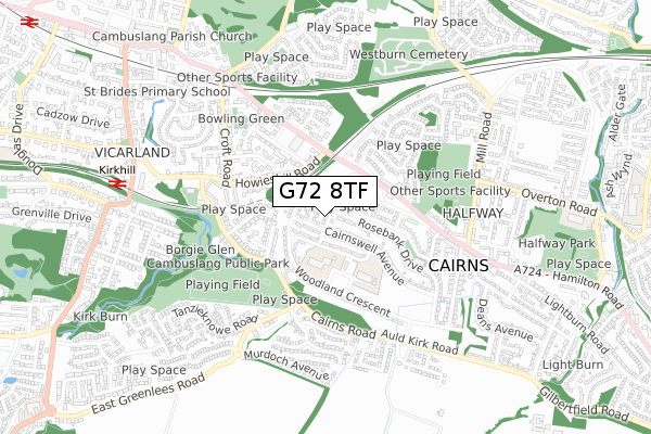 G72 8TF map - small scale - OS Open Zoomstack (Ordnance Survey) G72 8TF map - small scale - OS Open Zoomstack (Ordnance Survey)