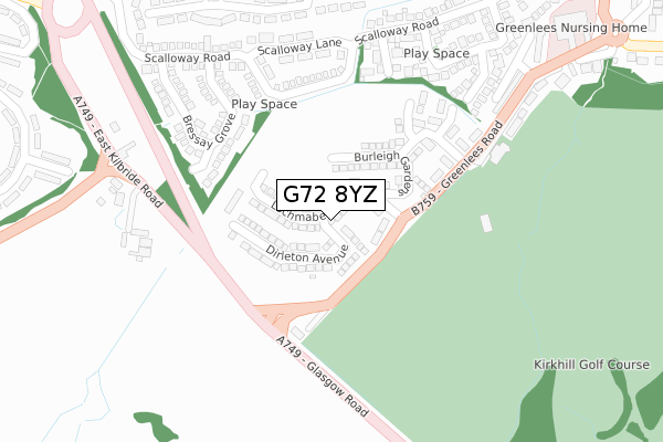 G72 8YZ maps, stats, and open data