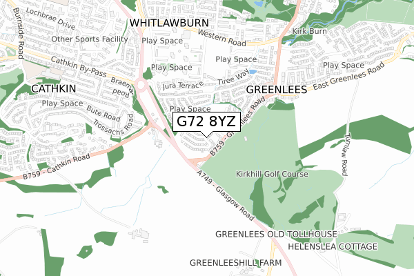 G72 8YZ maps, stats, and open data